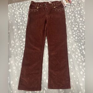 Mary-Kate and Ashley Girls size 16 boho corduroy pants